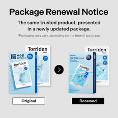 Torriden masks staged in bathroom setting conveying at-home spa benefit