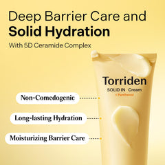 Torriden open jar texture demonstrating silky creamy hydration