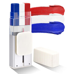 TOSOUATOP front stick showing three red white blue colors for bold fan looks