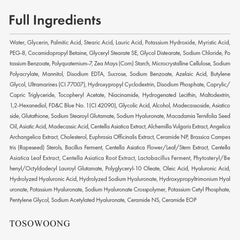 TOSOWOONG bottle beside everyday items showing 100ml travel size