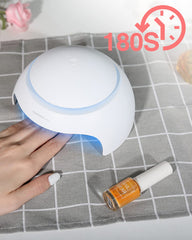 TOUCHBeauty open battery compartment showing two AAA power convenience
