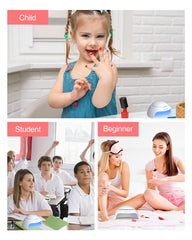TOUCHBeauty held in hand showing small size for travel-ready convenience