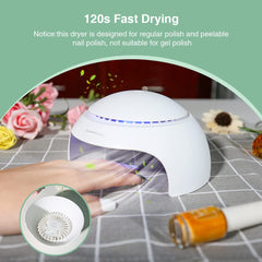 TOUCHBeauty TB-2130 beside smartphone showing scale and travel readiness