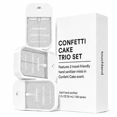 Touchland confetti cake close-up nozzle, easy precise misting