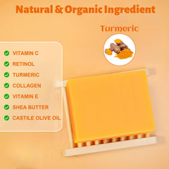 tovaginsh soap on bathroom rack showing storage and long-lasting bar preservation