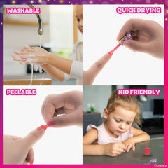 Townley Girl glitter swatch collection showing sparkle options for designs