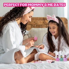Townley Girl polish on child hands showcasing fast-dry, kid-friendly finish
