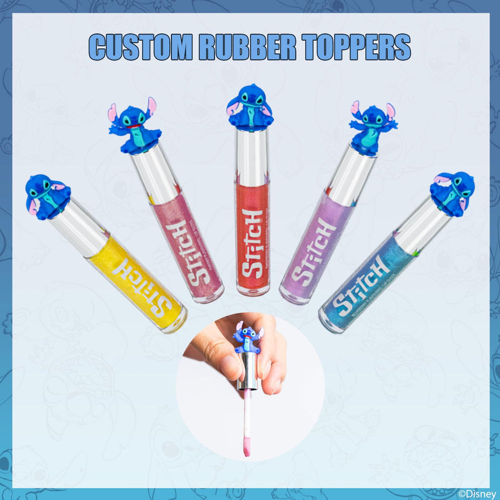 Townley Girl texture swatches of gloss shades showing glossy finish benefit