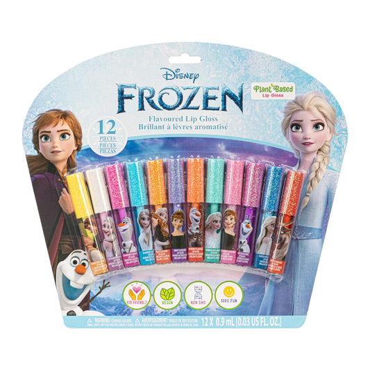 Townley Girl front packaging showing Frozen characters and 12 glosses for easy gifting