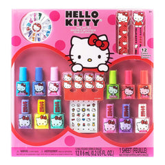 Townley Girl Hello Kitty kit front view showing colorful packaging and contents benefit: fun unboxing