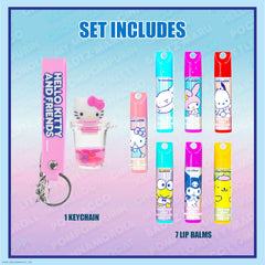 Townley Girl keychain attachment clipped to a backpack for easy access benefit