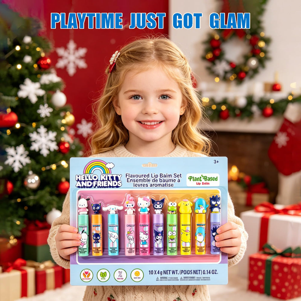Townley Girl child applying balm under adult supervision for everyday use