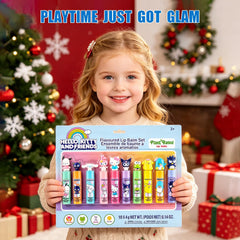 Townley Girl child applying balm under adult supervision for everyday use