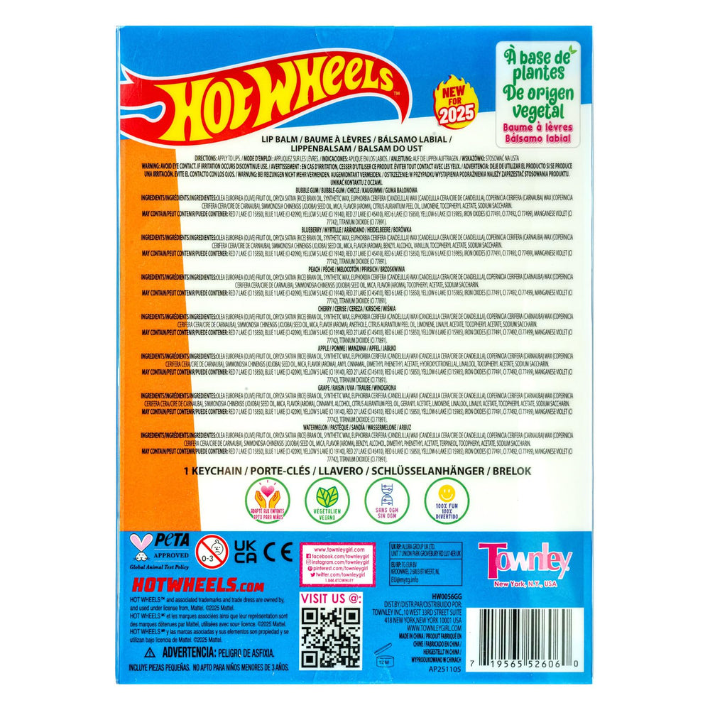 Townley Girl Hot Wheels party favors display showing multiple sets ready benefit: ideal for celebrations