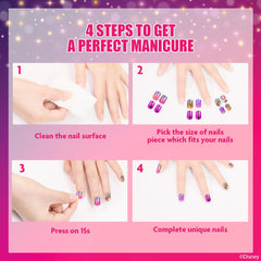Townley Girl metallic finish nail detail highlighting reflective color effect