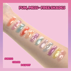 Townley Girl close-up of gloss applicator demonstrating easy use