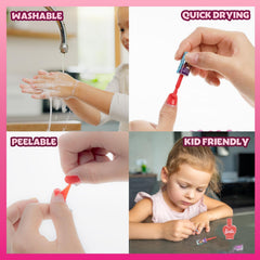 Townley Girl nail file detail with Barbie art showing gentle shaping for small nails benefit safer grooming