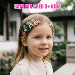 Townley Girl scrunchie in ponytail demonstrating secure, dent-free hold