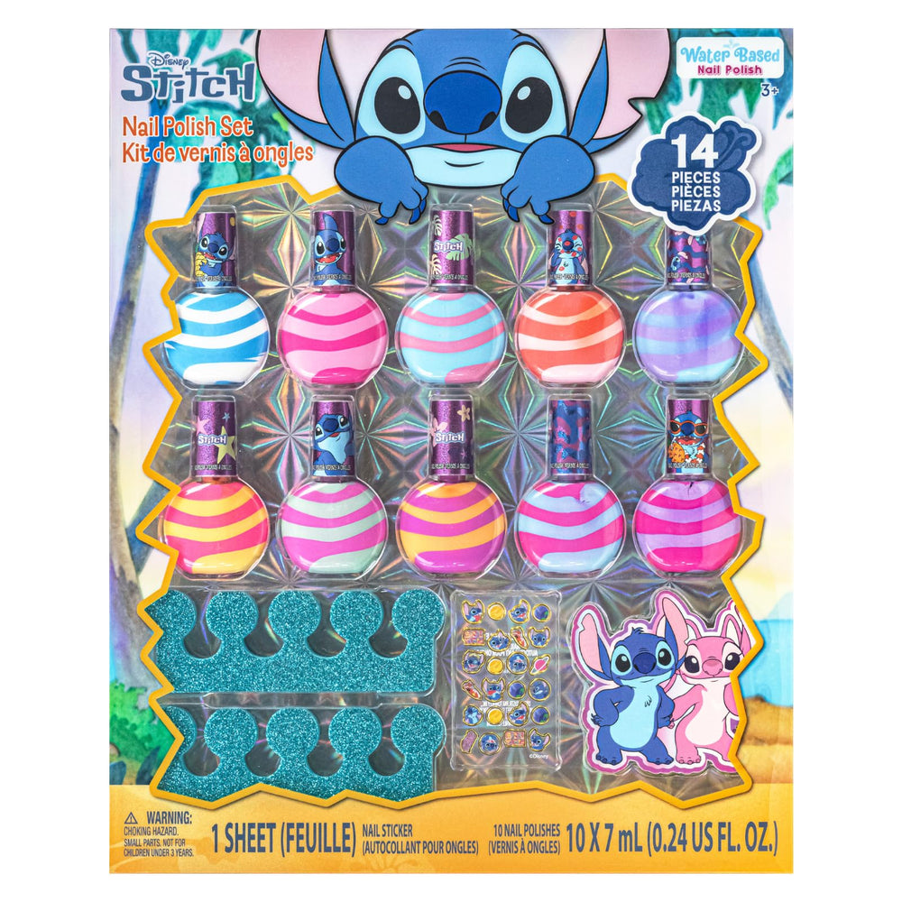 Townley Girl front packaging showing ten colorful bottles and playful design benefits easy selection