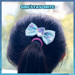 Townley Girl scrunchie texture close view highlighting soft fabric and crease-free wear
