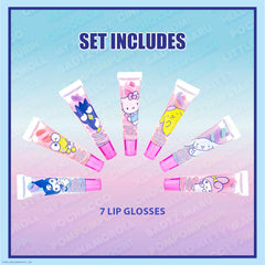 Townley Girl close-up of swirled lip gloss tubes highlighting colorful two-tone finish