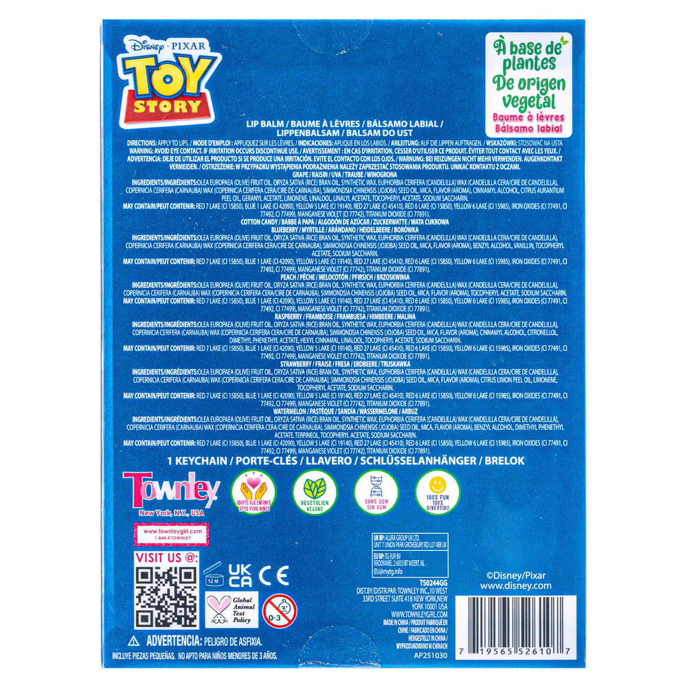 Townley Girl party favor display with multiple tubes ready for birthdays and events