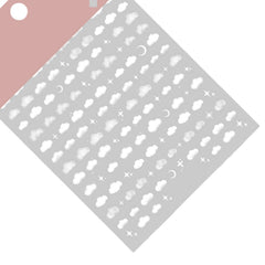 TPhaelay semi-transparent texture of stickers showing delicate finish