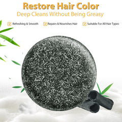 TPTAL before and after hair to show visible darkening improvement benefit