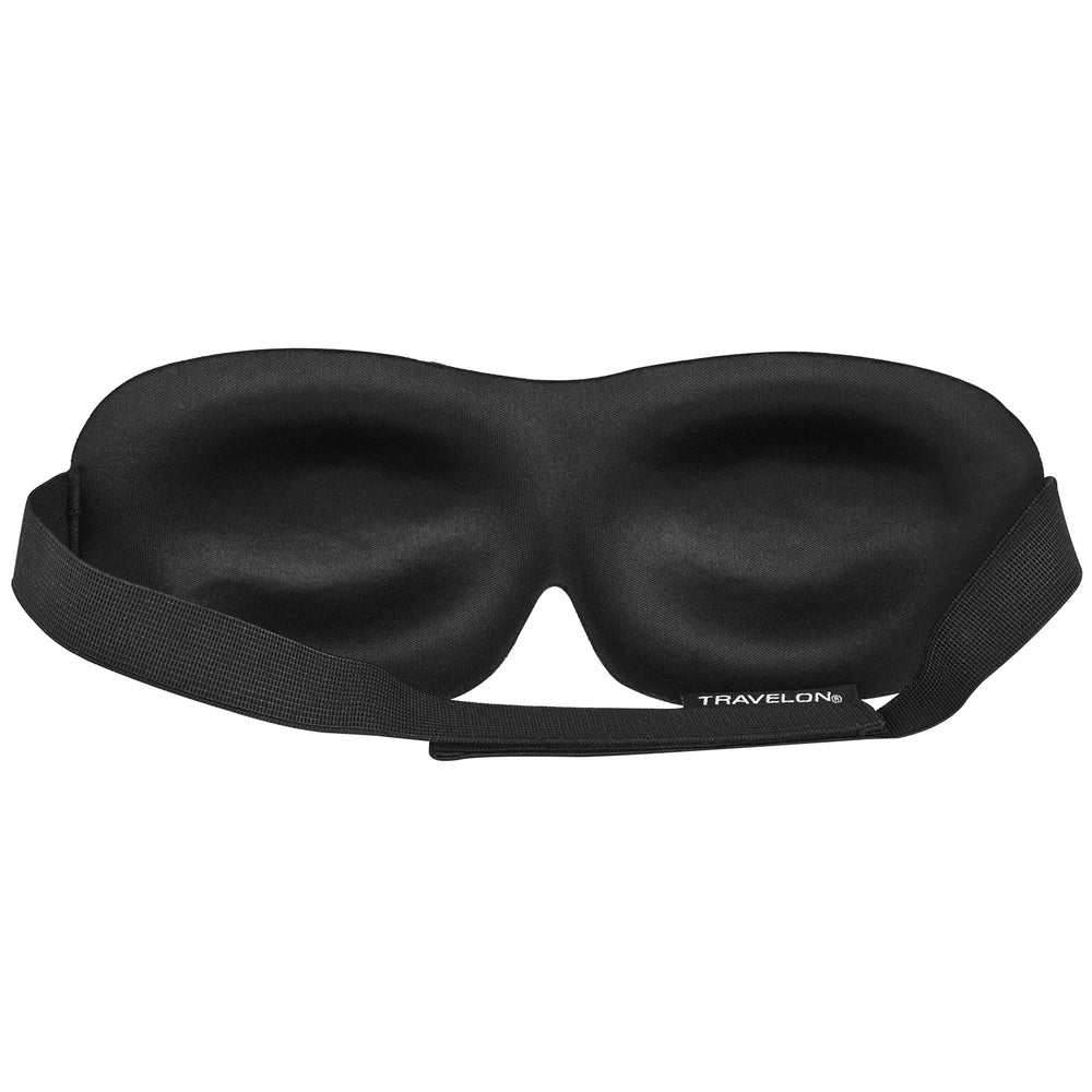 Travelon domed eye cup close-up showing eye-space comfort and pressure-free benefit