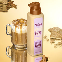 Tree Hut lotion texture close-up demonstrating creamy shea butter feel