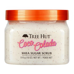 Tree Hut front jar image showing product and tropical scent benefits