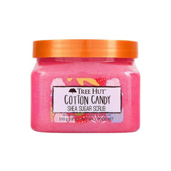 Tree Hut front tub showing Cotton Candy scent and packaging benefits