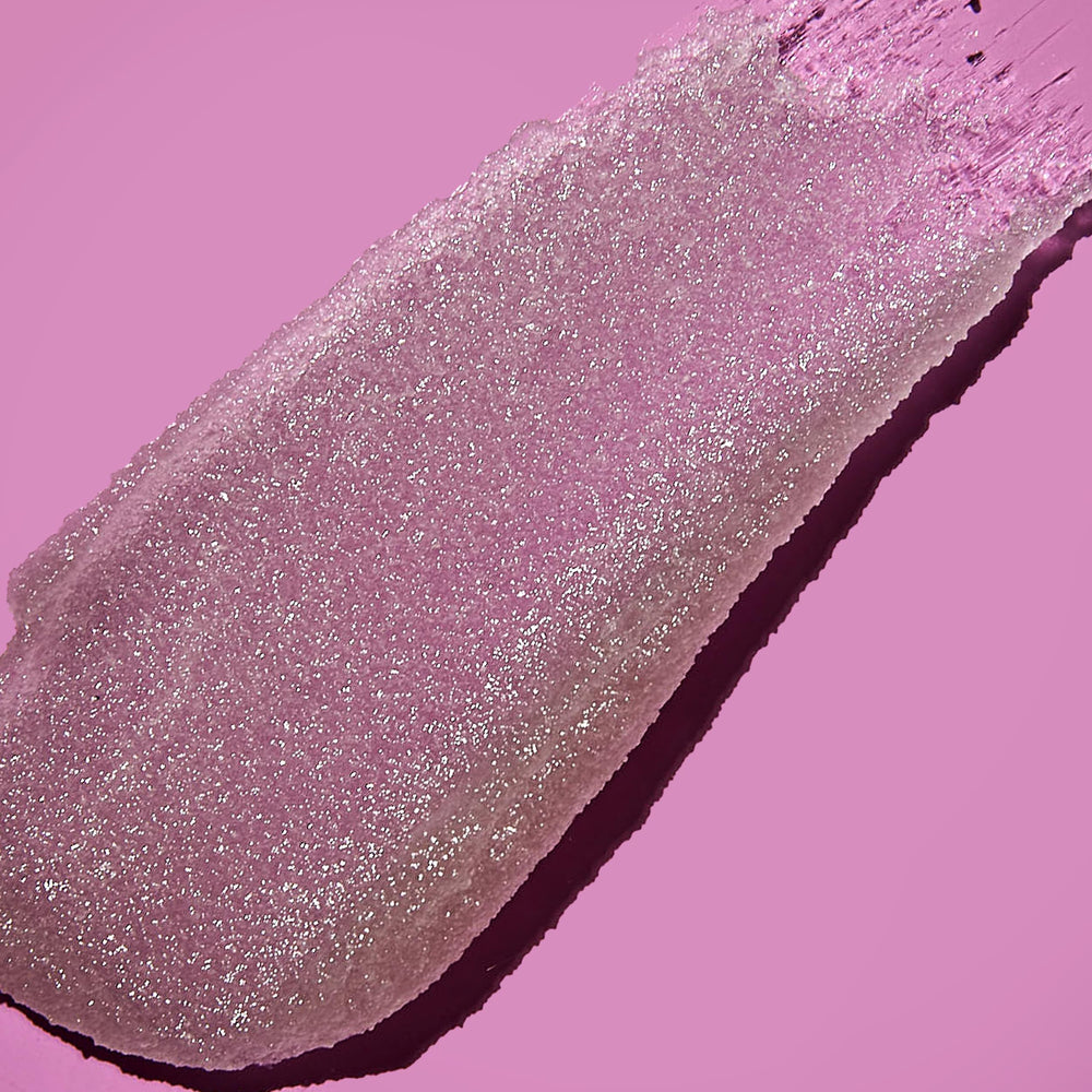 Tree Hut palm application showing scrub on hand and gentle exfoliation for softer skin