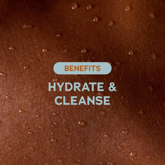 Tree Hut bottle in bathroom setting conveying spa-like self-care benefit