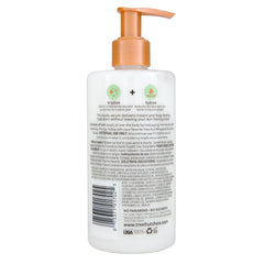Tree Hut pump-detail focusing on dispensing ease and precise dosage benefit