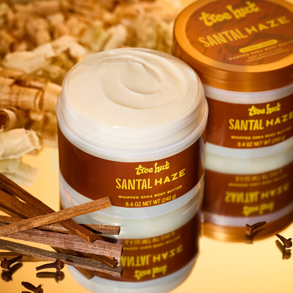 Tree Hut whipped shea texture close-up illustrating smooth, lightweight absorption benefit