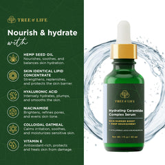 Tree of Life Beauty close-up of silky serum texture for fast absorption