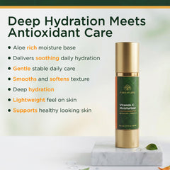 Tree of Life Beauty applied on hand showing quick absorption benefit