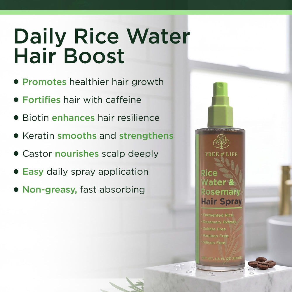 Tree of Life Beauty texture on hair strand demonstrating smoother, fuller look