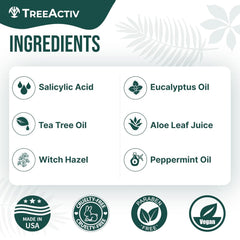 TreeActiv held in hand to show 4 fl oz size for travel and gym routines