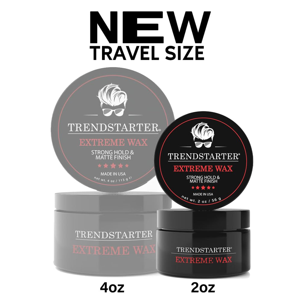 TRENDSTARTER size comparison with coin showing compact 2oz scale and convenience