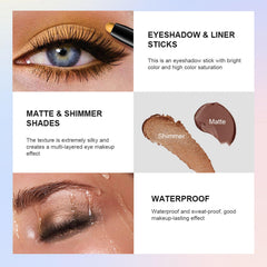 TrendyNow champagne being applied to eyelid for quick brightening