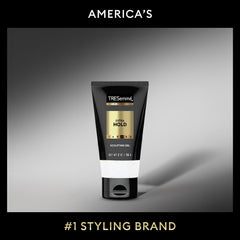 TRESemmé color-safe badge detail indicating gentle formula for treated hair benefit