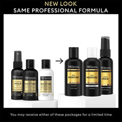 TRESemmé conditioner texture pouring to show creamy hydration benefit