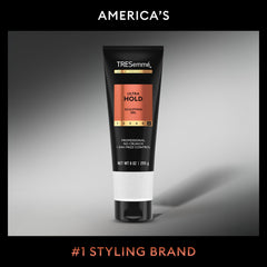 TRESemmé gel applied to damp hair by hand demonstrating smooth application and frizz control benefit