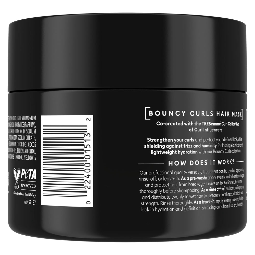 TRESemmé texture close-up of creamy mask showing lightweight hydration benefit