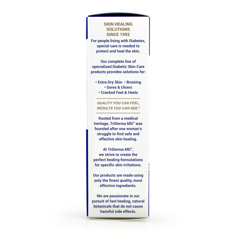 TriDerma label and ingredient list highlighting Arnica, MSM, AP4 Aloe benefits