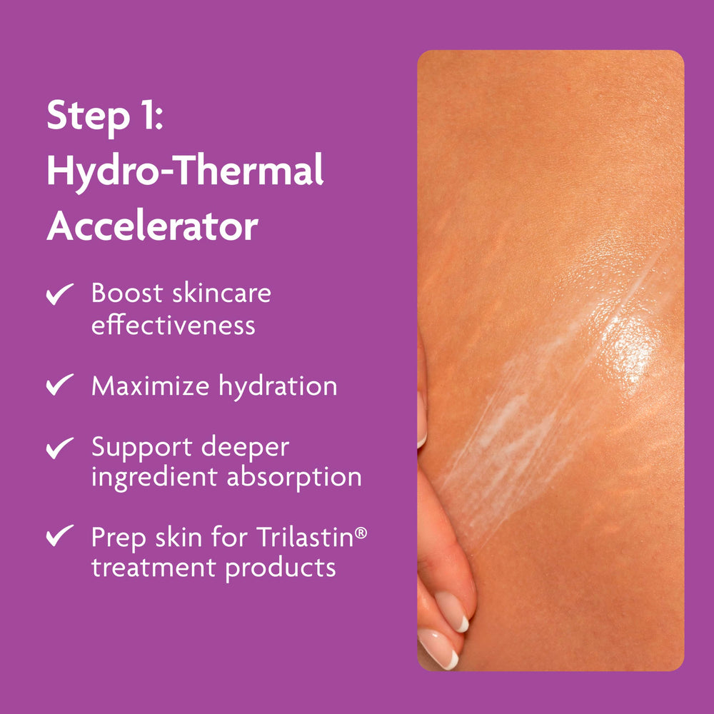 TriLASTIN cream texture closeup illustrating smooth, hydrating formula