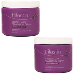 TriLASTIN front packaging 4 oz two-pack shows convenient maternity set benefit
