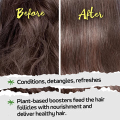 Tropic Isle Living fine mist spraying over hair for easy detangling